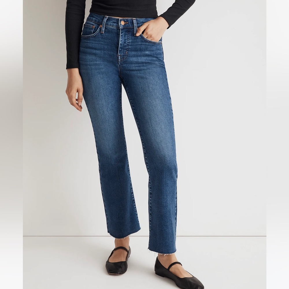 Madewell The Petite Kick Out Crop Jeans